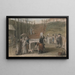 Figuren, die im Spa von Scarborough Wasser nehmen - James Green — gerahmtes Bild an der Wand