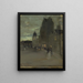 Straße in Oban bei Nacht - James Guthrie — gerahmtes Bild an der Wand