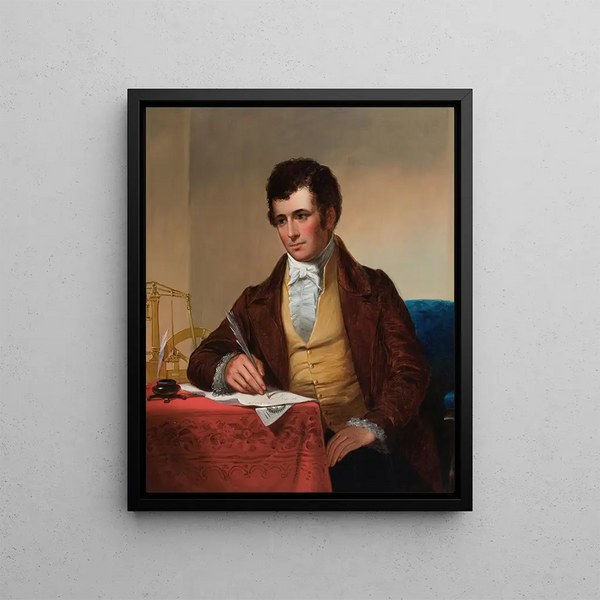 Portrait von Robert Fulton - James H. Cafferty — gerahmtes Bild an der Wand
