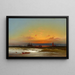 Meereslandschaft bei Sonnenuntergang - James Hamilton — gerahmtes Bild an der Wand
