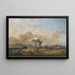 Au large de The Mumbles - James Harris — gerahmtes Bild an der Wand