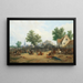 Die Dorffest - James Holland — gerahmtes Bild an der Wand
