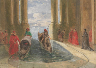 James Holland - Venetian Dignitaries Boarding Gondolas.webp