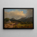 Taverne in New Boston, Vermont - James Hope — gerahmtes Bild an der Wand