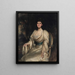 Mme George Harland-Peck - James Jebusa Shannon — gerahmtes Bild an der Wand