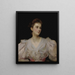 Portrait einer Dame - James Jebusa Shannon — gerahmtes Bild an der Wand