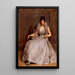 Portrait von Cecilia Tower - James Jebusa Shannon — gerahmtes Bild an der Wand