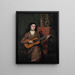 Portrait von Florence Shannon, der Ehefrau des Künstlers - James Jebusa Shannon — gerahmtes Bild an der Wand