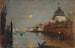 Santa Maria della Salute depuis le Grand Canal avec une pleine lune, Venise - James Jebusa Shannon — Ansicht des Kunstwerks