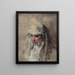 Studie für die Jungfrau mit Kind - James Jebusa Shannon — gerahmtes Bild an der Wand