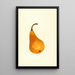 Pyrus communis Bosc - James Marion Shull — gerahmtes Bild an der Wand
