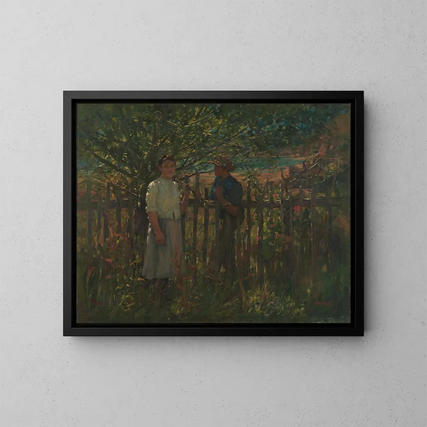 Eine Sommeridylle - James Nairn — gerahmtes Bild an der Wand