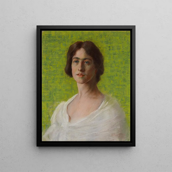 Portrait der Künstlerin - James Nairn — gerahmtes Bild an der Wand
