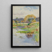 Silverstream - James Nairn — gerahmtes Bild an der Wand