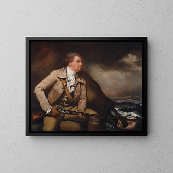 Sir William Elford Bart - James Northcote — gerahmtes Bild an der Wand