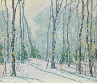 P Landschaftsbild Winter in Fort Lee, NJ - James P. Knox — Ansicht des Kunstwerks