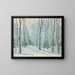 P Landschaftsbild Winter in Fort Lee, NJ - James P. Knox — gerahmtes Bild an der Wand