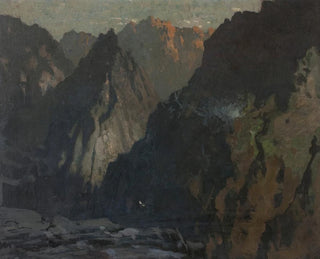 James Paterson - Mountain landscape possibly the Cullins Skye.webp