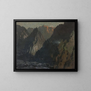 James Paterson - Mountain landscape possibly the Cullins Skye.webp