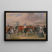 Die Tiere von Derby Der Gewinner - James Pollard — gerahmtes Bild an der Wand