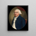 Portrait eines Edelmanns - James Scouler — gerahmtes Bild an der Wand