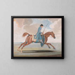 James Seymour - Racehorse at Exercise Ridden by a TrainingGroom.webp