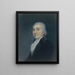 Noah Webster - James Sharples — gerahmtes Bild an der Wand
