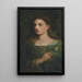 Flore - James Smetham — gerahmtes Bild an der Wand