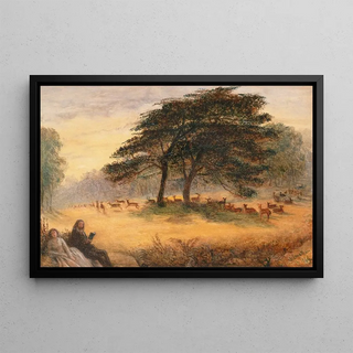 James Smetham - Lovers in Richmond Park.webp