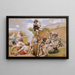 Joseph offenbart seinen Traum seinen Brüdern - James Tissot — gerahmtes Bild an der Wand