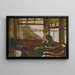 Kathleen Newton in einer Taverne am Ufer der Themse - James Tissot — gerahmtes Bild an der Wand