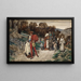Der Abschied des Verlobten - James Tissot — gerahmtes Bild an der Wand