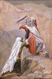 Moses zerbricht die Tafeln der Zehn Gebote - James Tissot — Ansicht des Kunstwerks