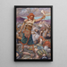 Samson tötet tausend Männer - James Tissot — gerahmtes Bild an der Wand