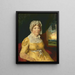 Eine unbekannte Frau - James Ward — gerahmtes Bild an der Wand
