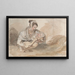 Mutter und Kind - James Ward — gerahmtes Bild an der Wand