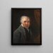 Selbstporträt - James Ward — gerahmtes Bild an der Wand