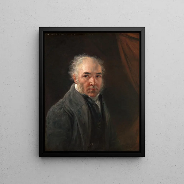 Selbstporträt - James Ward — gerahmtes Bild an der Wand