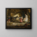 L'âne obstiné - James Ward — gerahmtes Bild an der Wand