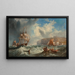 Passant la bouée du port Whitby - James Wilson Carmichael — gerahmtes Bild an der Wand