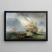 Schiffe auf hoher See - James Wilson Carmichael — gerahmtes Bild an der Wand