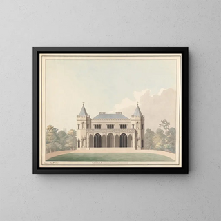 Elevation du petit Frogmore - James Wyatt — gerahmtes Bild an der Wand