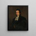 Gijsbertus Johannes Rooyens 1785-1846 Professor für Theologie und Kirchengeschichte an der Universität Amsterdam - Jan Adam Kruseman — gerahmtes Bild an der Wand