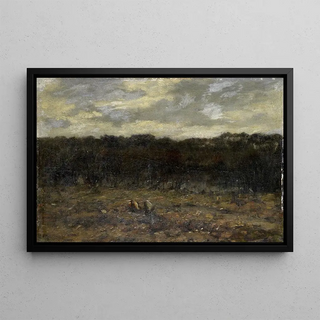Jan Adam Zandleven - Vennetje op de heide.webp