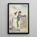 Offiziers-Gemälde der Batavischen Armee der 1. Halbbrigade 1801 - Jan Anthonie Langendijk — gerahmtes Bild an der Wand