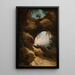 Landschaft mit Blick durch die Höhle - Jan Asselijn — gerahmtes Bild an der Wand