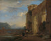 Muletiers près d'une ruine italienne - Jan Asselijn — Ansicht des Kunstwerks