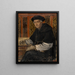 Portrait eines Klerikers - Jan August Hendrik Leys — gerahmtes Bild an der Wand