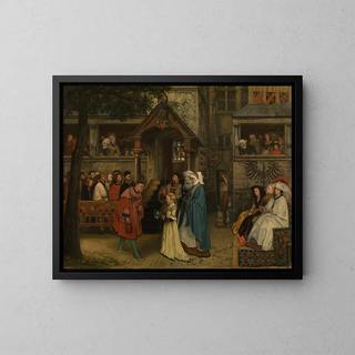 Jan August Hendrik Leys - The Guild of the Archers Welcomes Margaret of Austria.webp