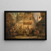 L'entrée joyeuse du duc d'Anjou à Anvers - Jan August Hendrik Leys — gerahmtes Bild an der Wand
